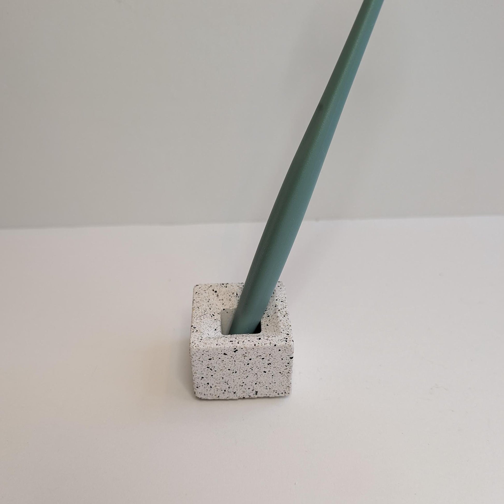 Mini Concrete Toothbrush Holder, Modern Stone Toothbrush Container, Minimalist Toothbrush Holder