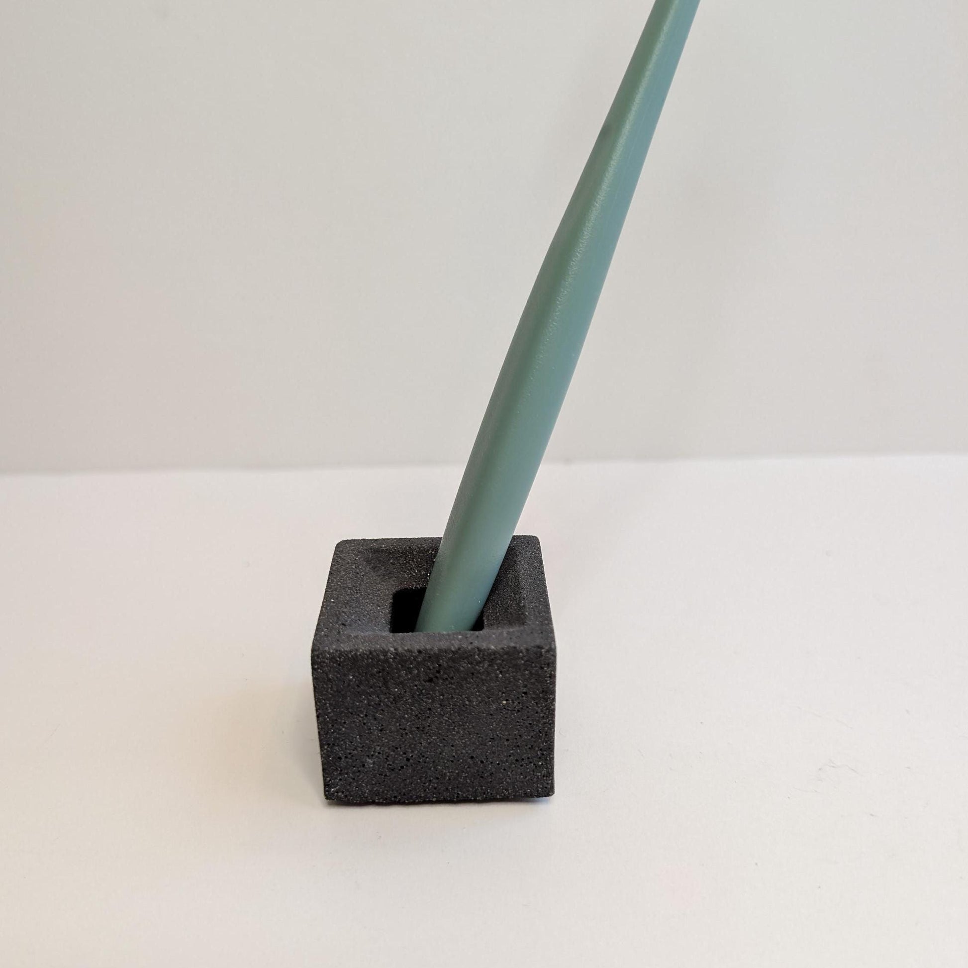 Mini Concrete Toothbrush Holder, Modern Stone Toothbrush Container, Minimalist Toothbrush Holder