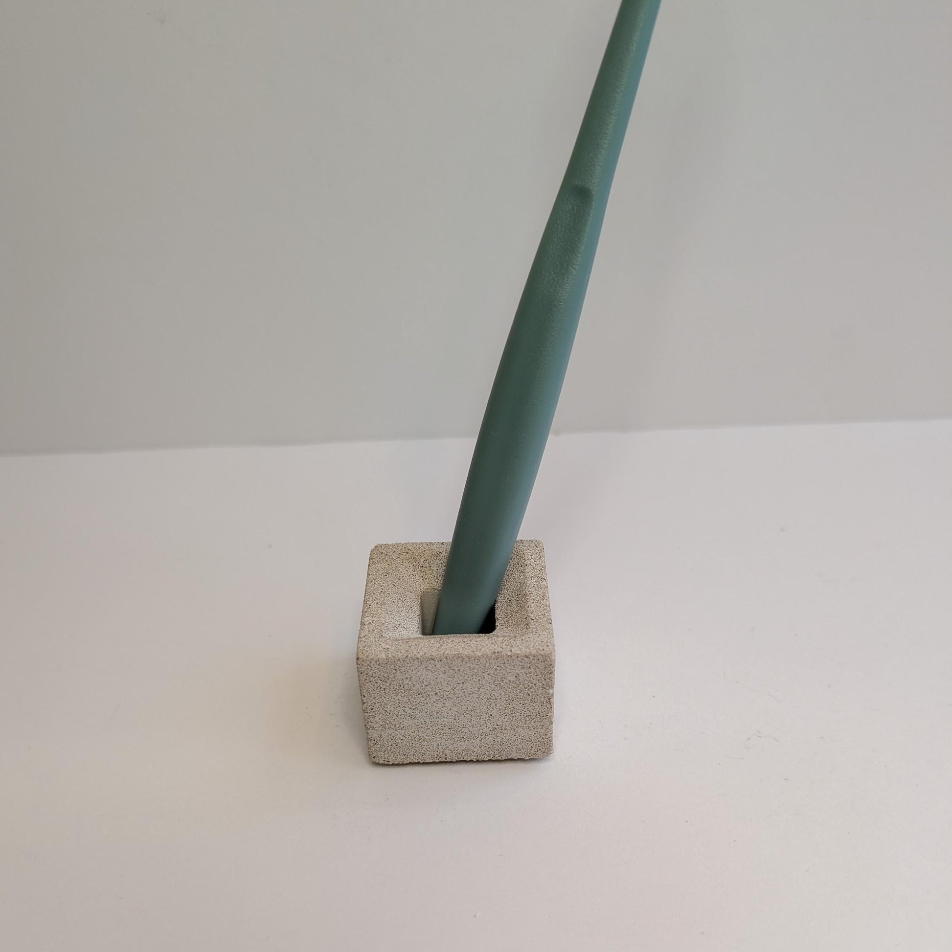 Mini Concrete Toothbrush Holder, Modern Stone Toothbrush Container, Minimalist Toothbrush Holder